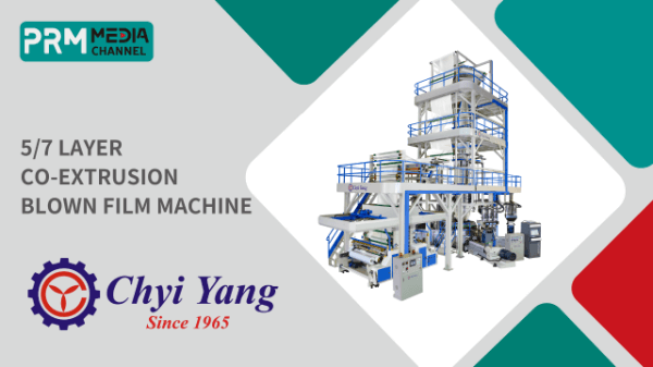5-Layer Co-Extrusion Blown Film Line+IBC+Auto Air Ring+Film Thickness Scanner | CHYI YANG
