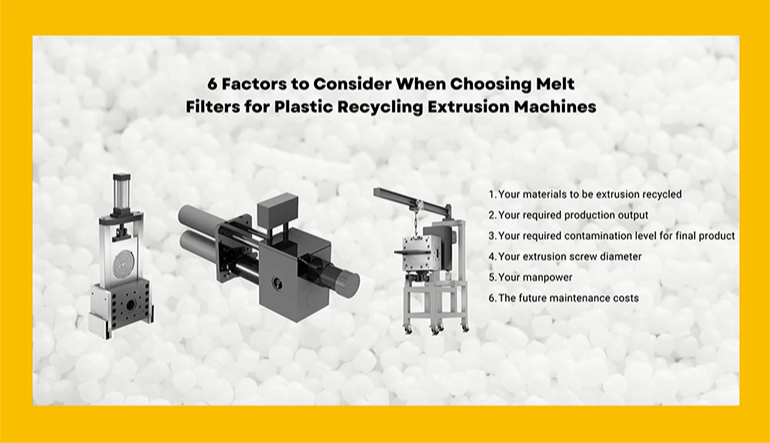 GENIUS: What to Consider When Choosing Melt Filters for Plastic Recycling Machines?