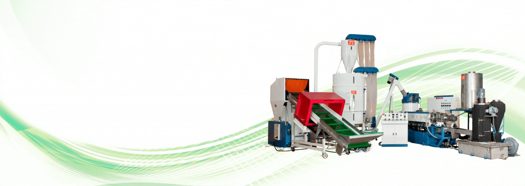 Die Face Cutting Type Plastic Film Recycling Machine