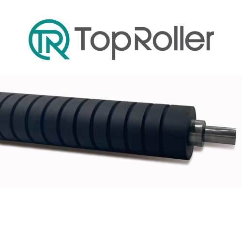 Rubber Spiral Groove Roller