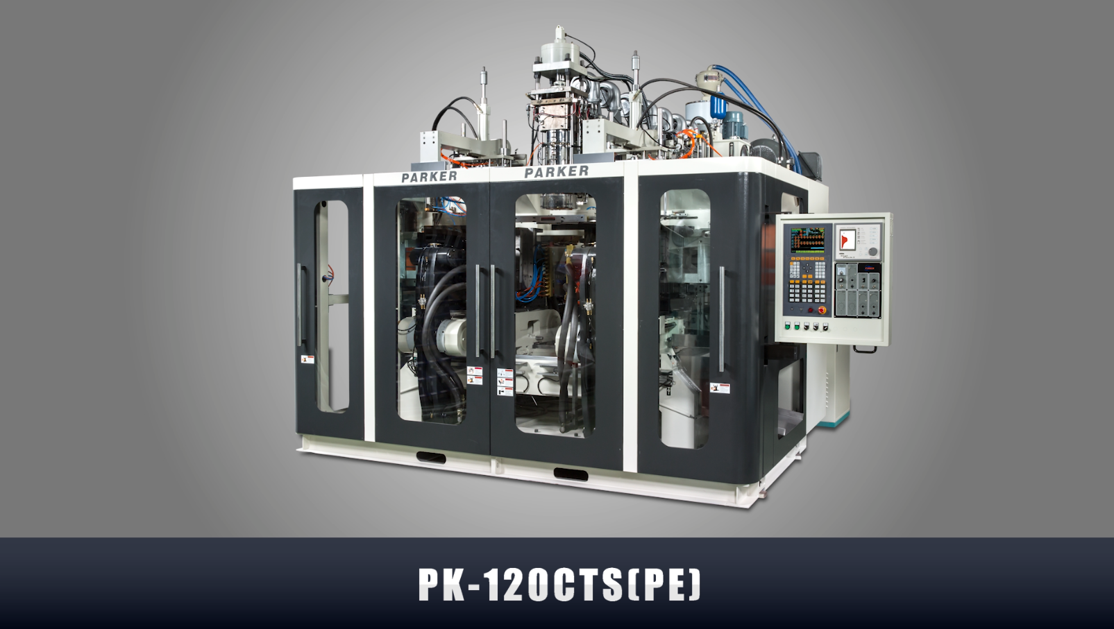 آلة التشكيل بالنفخ برأسين بمحطة مزدوجة- PK-120CTS (PE) (20 لتر)